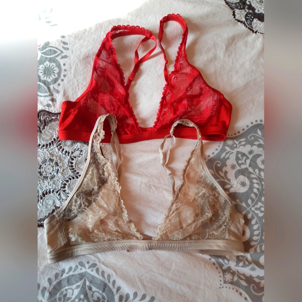 Calvin Klein bralette, size large